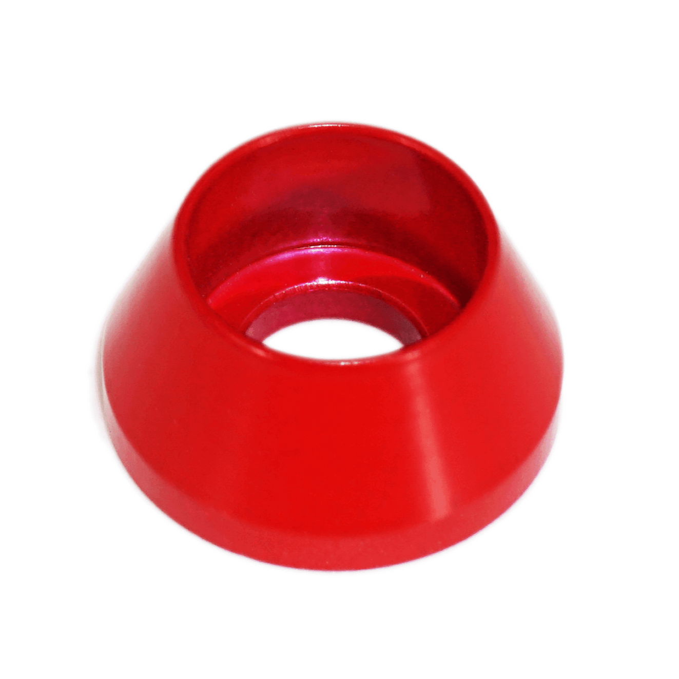ZSPEC M8 Angled Cup Finish Washers for SHSC Socket-Cap Fasteners, Billet, 10-Pack