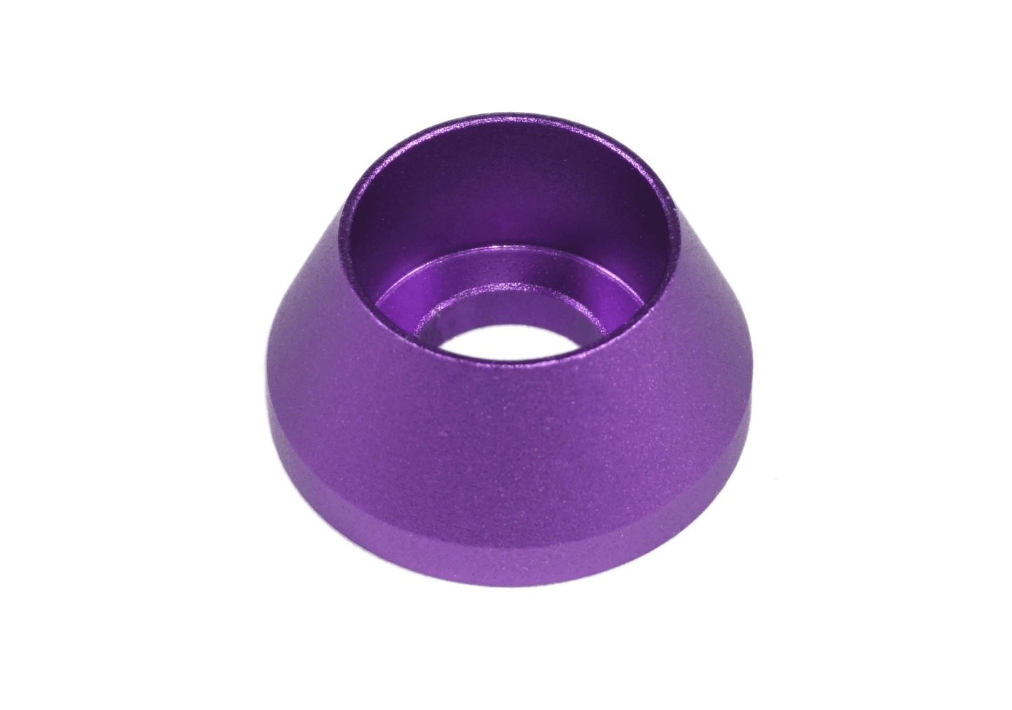 ZSPEC M6 Angled Cup Finish Washers for SHSC Socket-Cap Fasteners, Billet, 10-Pack