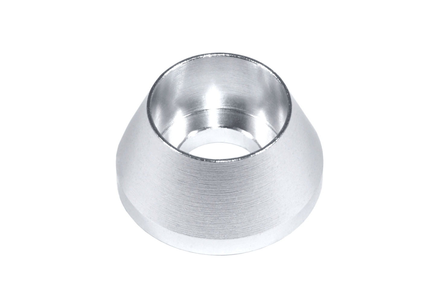 ZSPEC M6 Angled Cup Finish Washers for SHSC Socket-Cap Fasteners, Billet, 10-Pack
