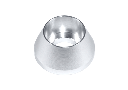ZSPEC M6 Angled Cup Finish Washers for SHSC Socket-Cap Fasteners, Billet, 10-Pack