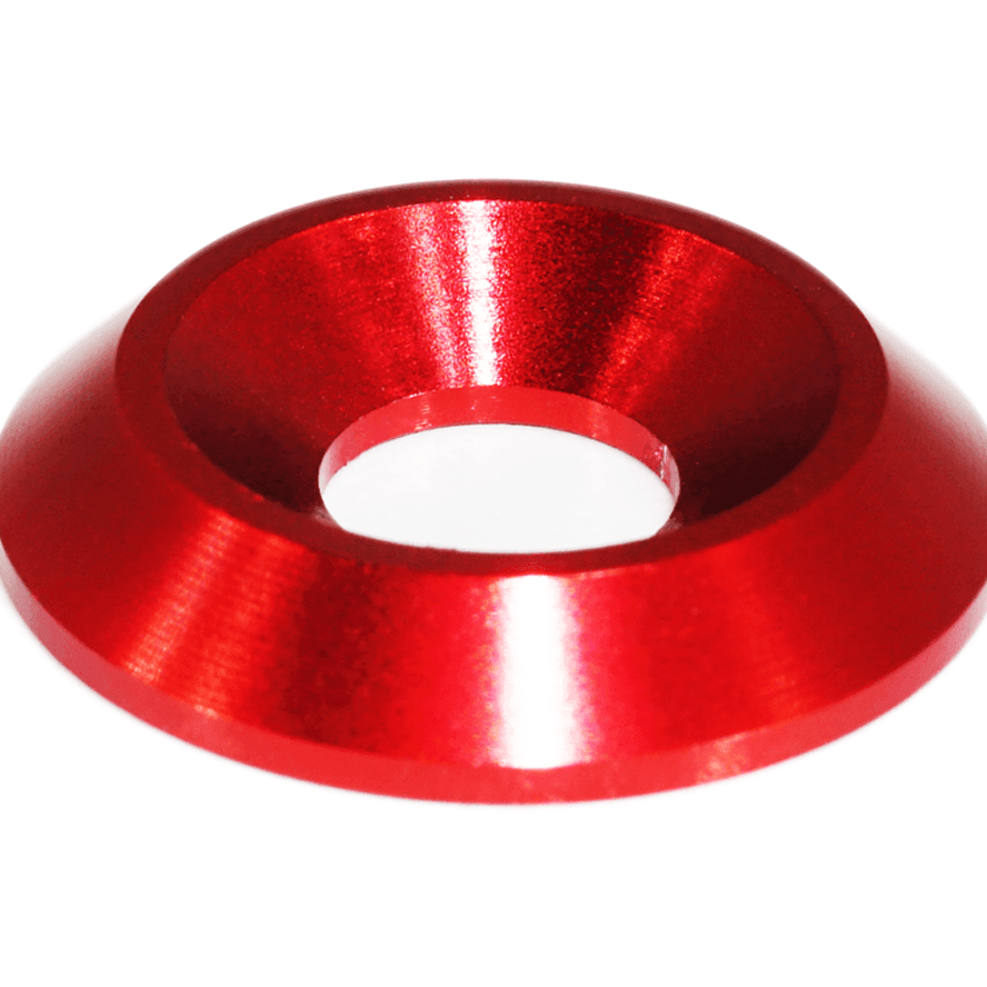 ZSPEC M5 Billet Fender-Finish Dress Up Washers for M5 FHSC Fasteners, 10-Pack