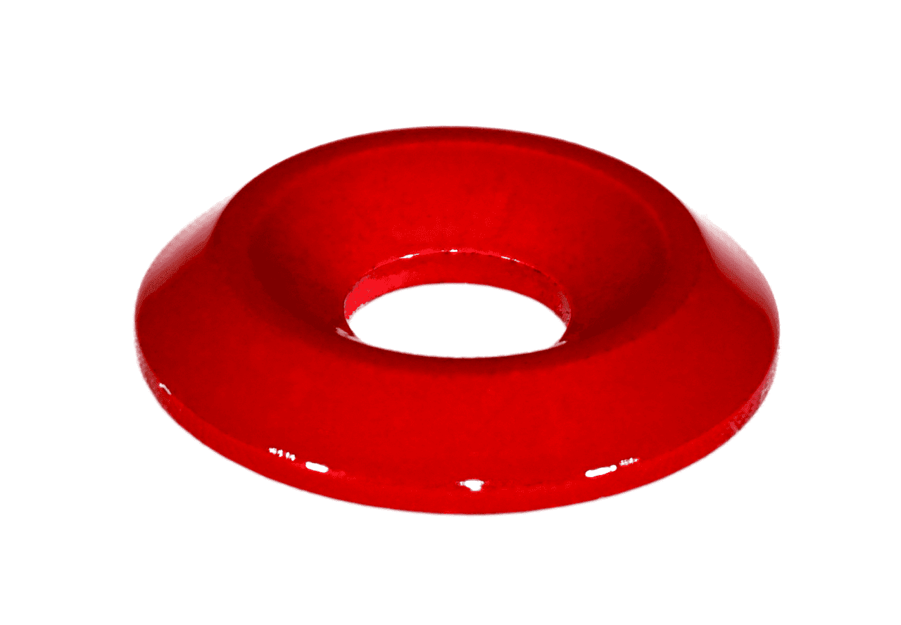 ZSPEC M6 Billet Dress Up Fender-Finish Washers for FHSC Fasteners, Billet, 10-Pack