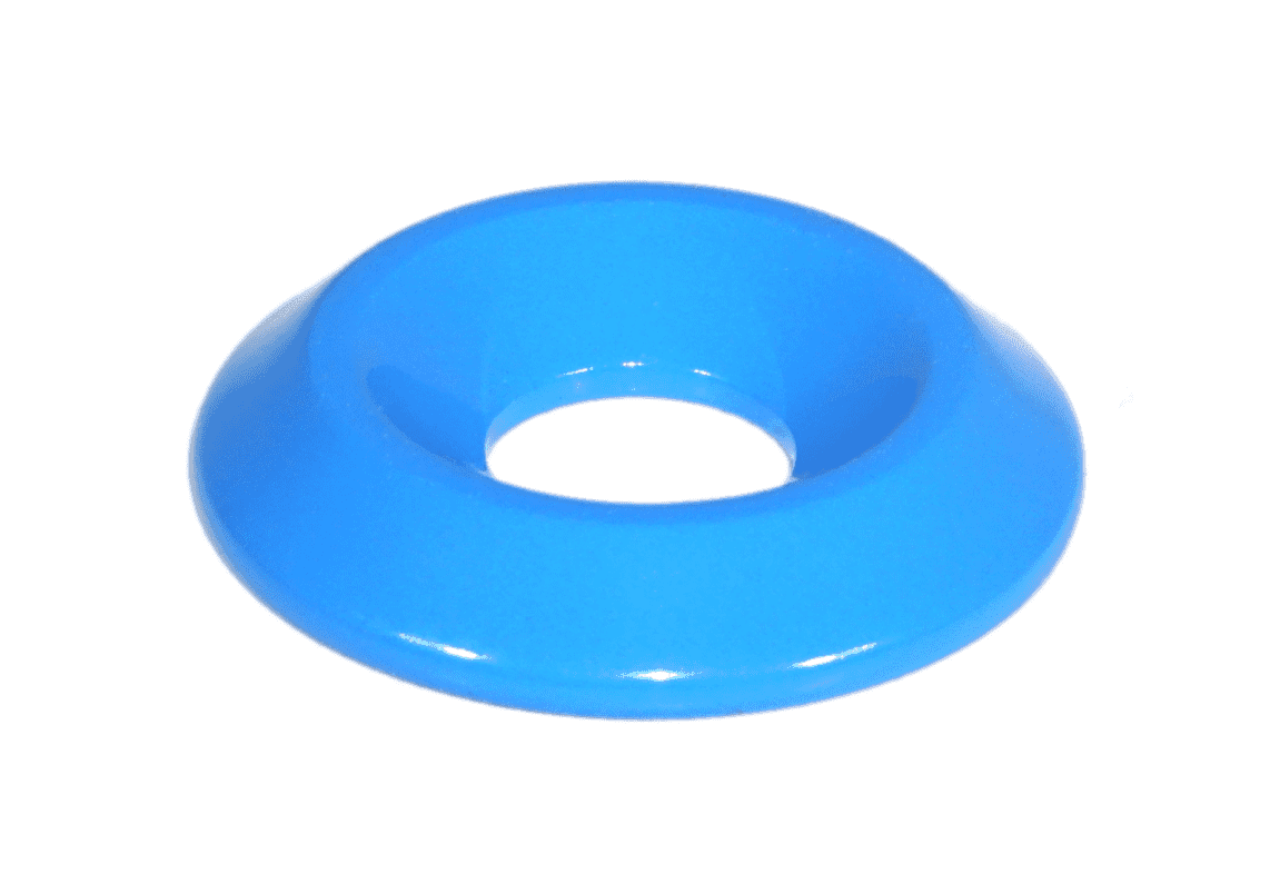 ZSPEC M6 Billet Dress Up Fender-Finish Washers for FHSC Fasteners, Billet, 10-Pack