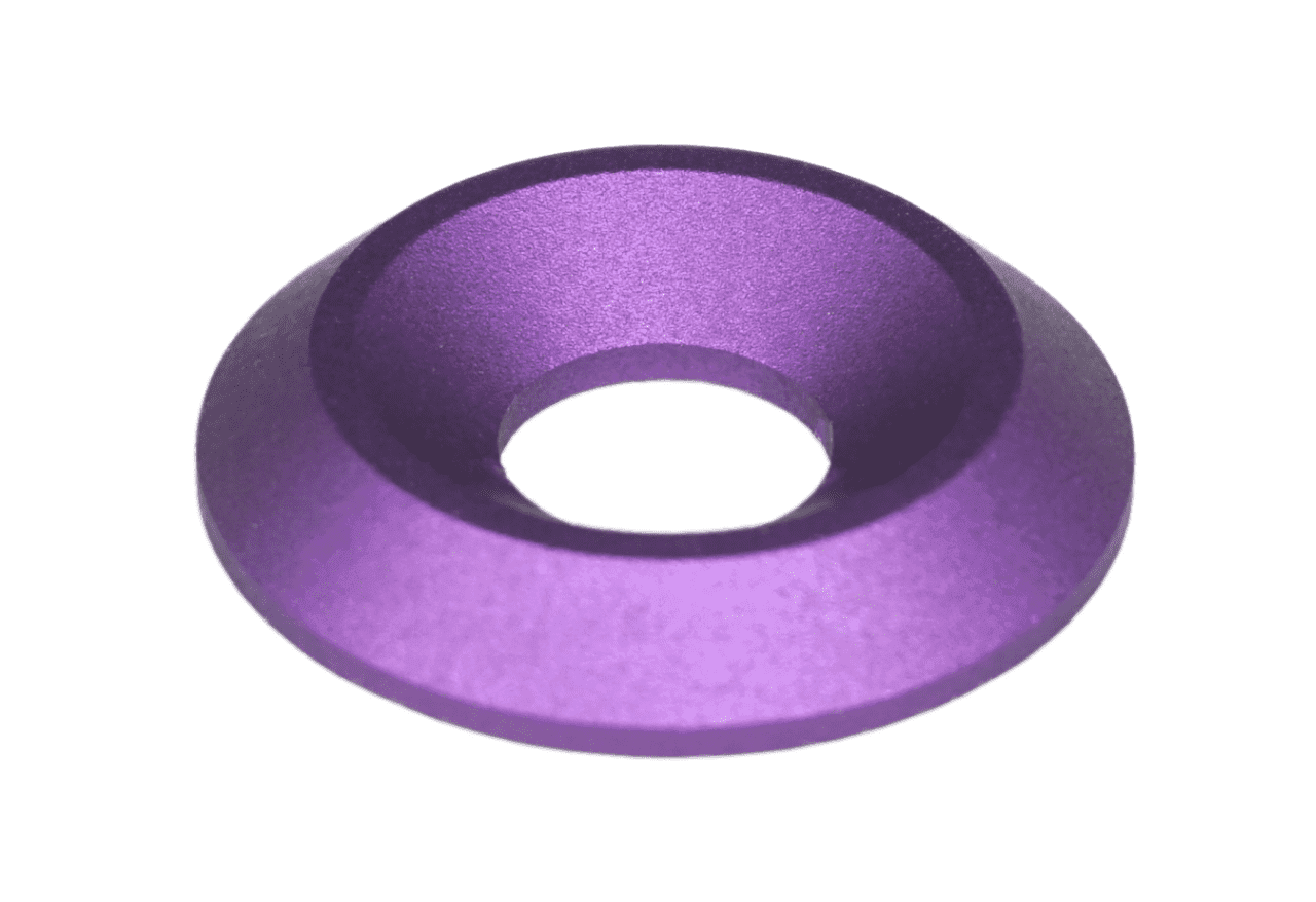 ZSPEC M6 Billet Dress Up Fender-Finish Washers for FHSC Fasteners, Billet, 10-Pack