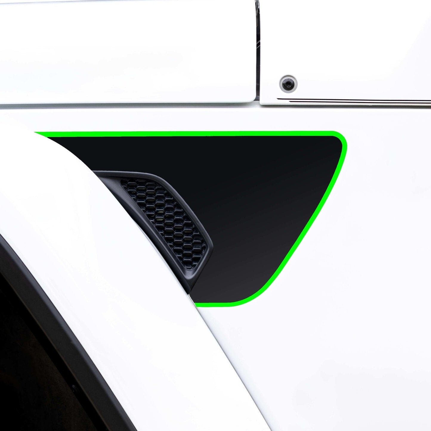 Premium Fender Vent Decal Set | Matte Black - fits Wrangler JL & Gladiator JT