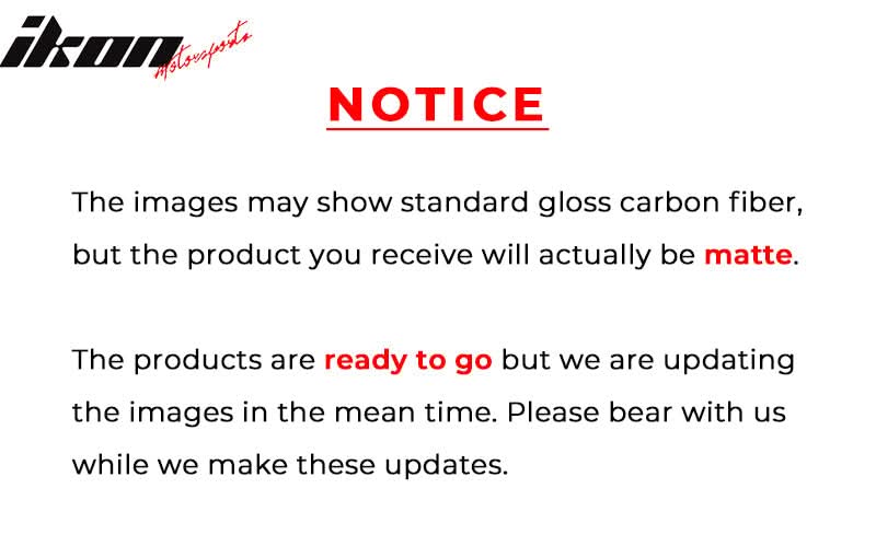 2014-2016 BMW F34 M-Tech M Sport HM Front Bumper Lip Carbon Fiber CF