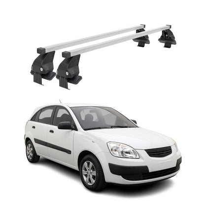 2006-2012 Kia Rio5 Roof Rack Cross Bars Silver