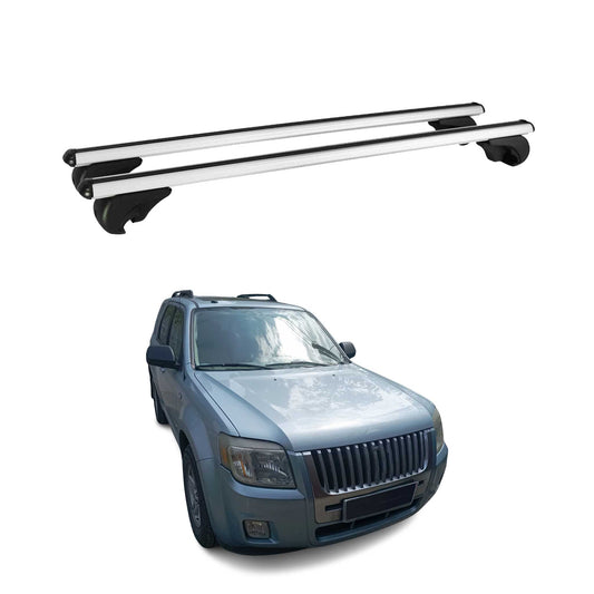 2008-2011 Mercury Mariner Roof Rack Cross Bars Silver