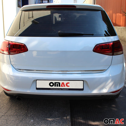 OMAC Rear Trunk Lid Molding Trim for Volkswagen Golf MK8 2022-2024 Silver 1Pc Steel '7568052