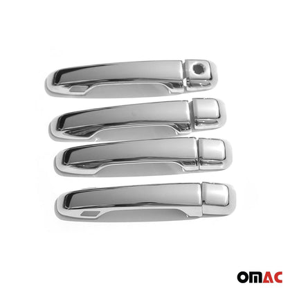 OMAC Car Door Handle Cover Protector for Lexus GX 460 2010-2023 Steel Chrome 8 Pcs 7013041