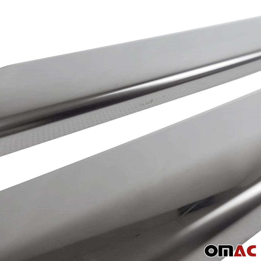 OMAC Chrome Front Bumper Trim S.Steel 2 Pcs for Mercedes Metris W447 2016-2023 4733082PB