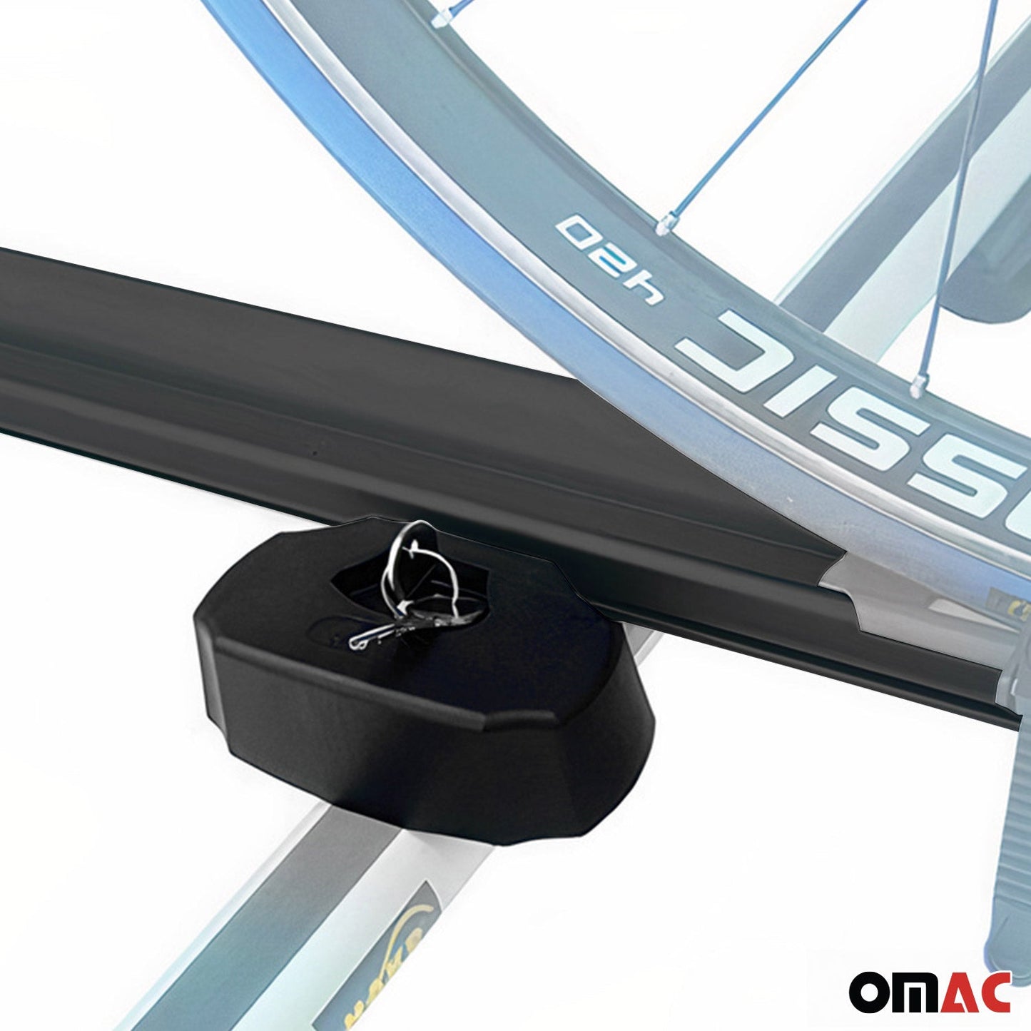 2Pcs Pro Bike Carrier Roof Mount Black Alu Bicycle Rack Cycling Car Truck SUV