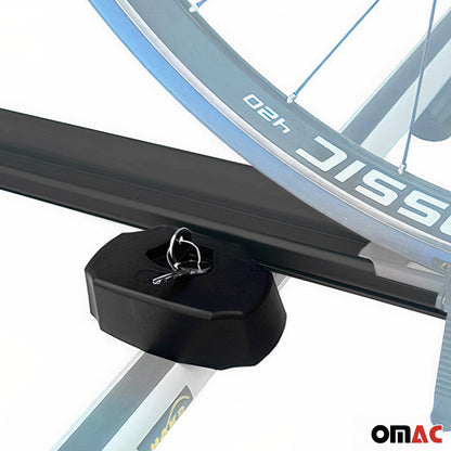 2Pcs Pro Bike Carrier Roof Mount Black Alu Bicycle Rack Cycling Car Truck SUV