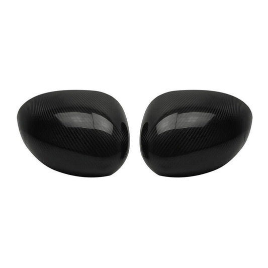 OMAC Side Mirror Cover Caps Fits Mini Cooper F55 F56 2014-2022 Carbon Fiber Black 2x 4811111C