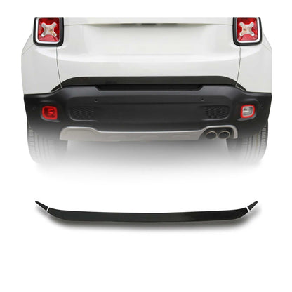 2015-2018 Jeep Renegade Rear Trunk Molding Trim Carbon Fiber Black 3 Pcs