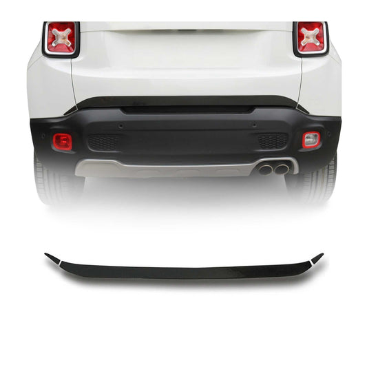 2015-2018 Jeep Renegade Rear Trunk Molding Trim Carbon Fiber Black 3 Pcs