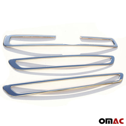 OMAC Front Bumper Grill Trim Molding for Ford Transit 150 250 350 2015-2020 Steel 3x 2626081