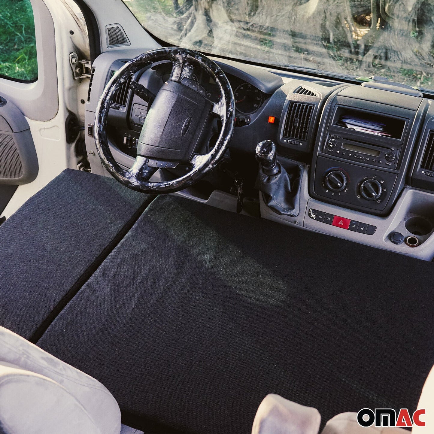 2014-2025 RAM ProMaster Front Cab Camper Bed Mattress Bed Black 1Pc