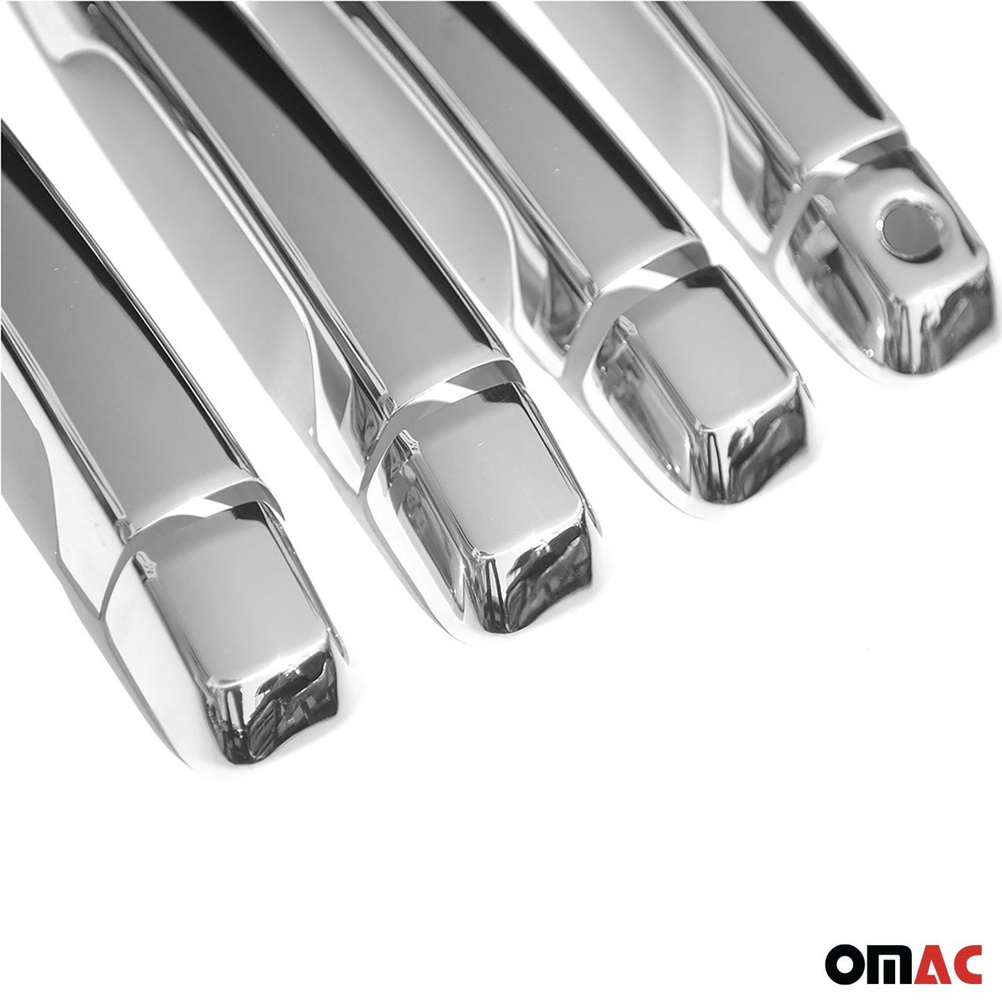 OMAC Car Door Handle Cover Protector for Lexus GX 460 2010-2023 Steel Chrome 8 Pcs 7013041