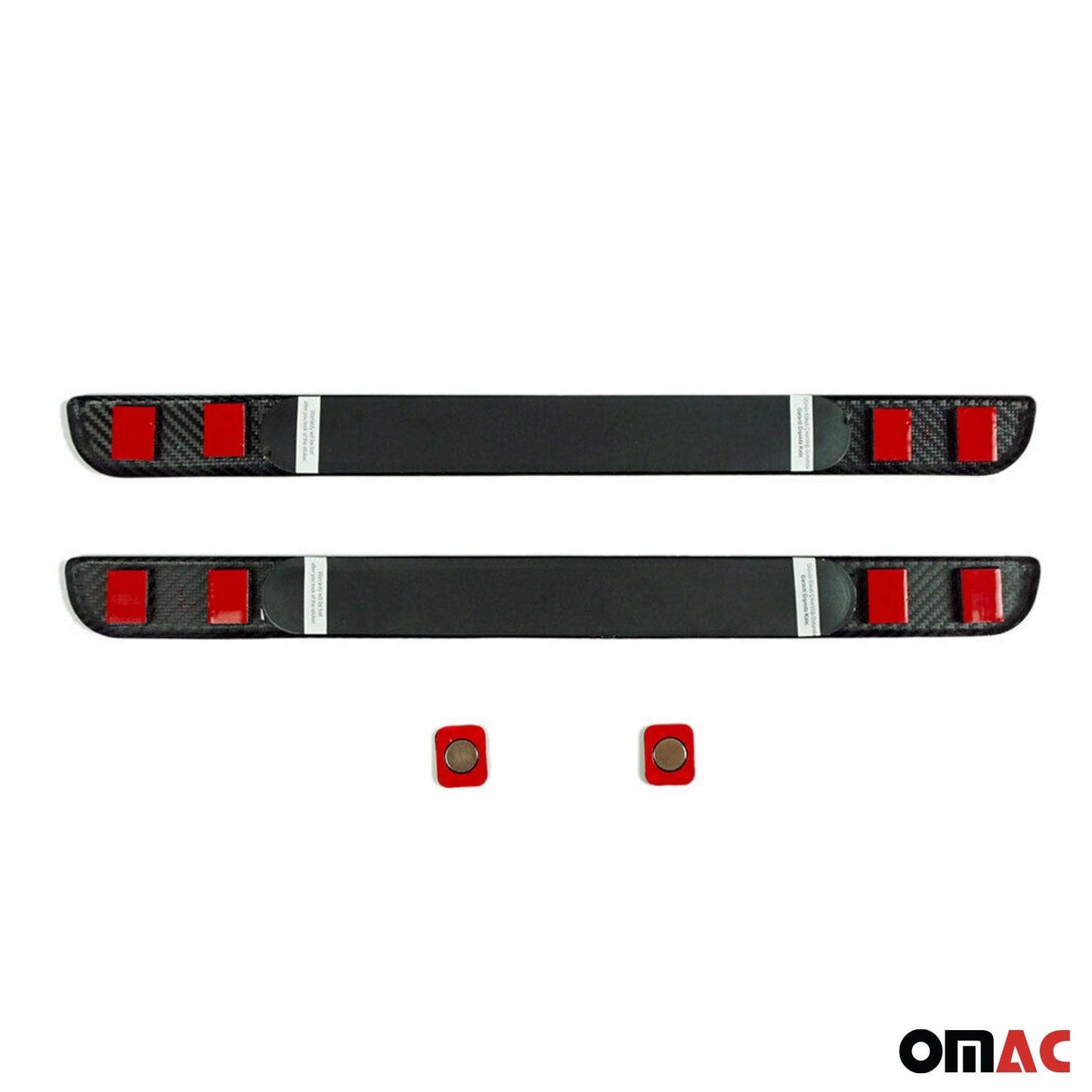 OMAC Door Sill Scuff Plate Illuminated for Ford Fiesta 2011-2019 Sport Carbon Fiber 26149696090CS