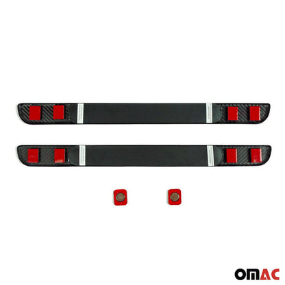 OMAC Door Sill Scuff Plate Illuminated for Ford Fiesta 2011-2019 Sport Carbon Fiber 26149696090CS