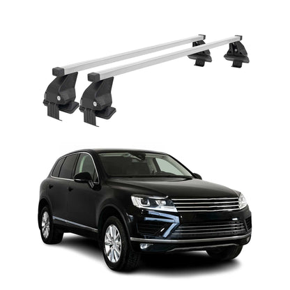 2011-2014 VW Touareg Roof Rack Cross Bars Silver