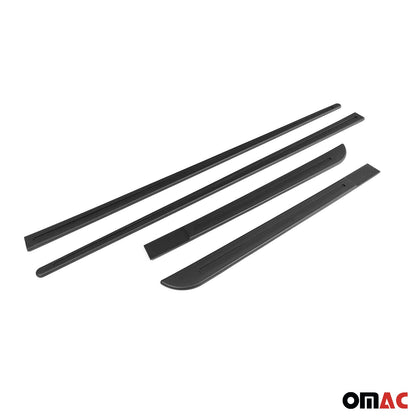 OMAC Side Door Molding Trim Skirt Garnish for Lexus Black 4 Pcs U021788