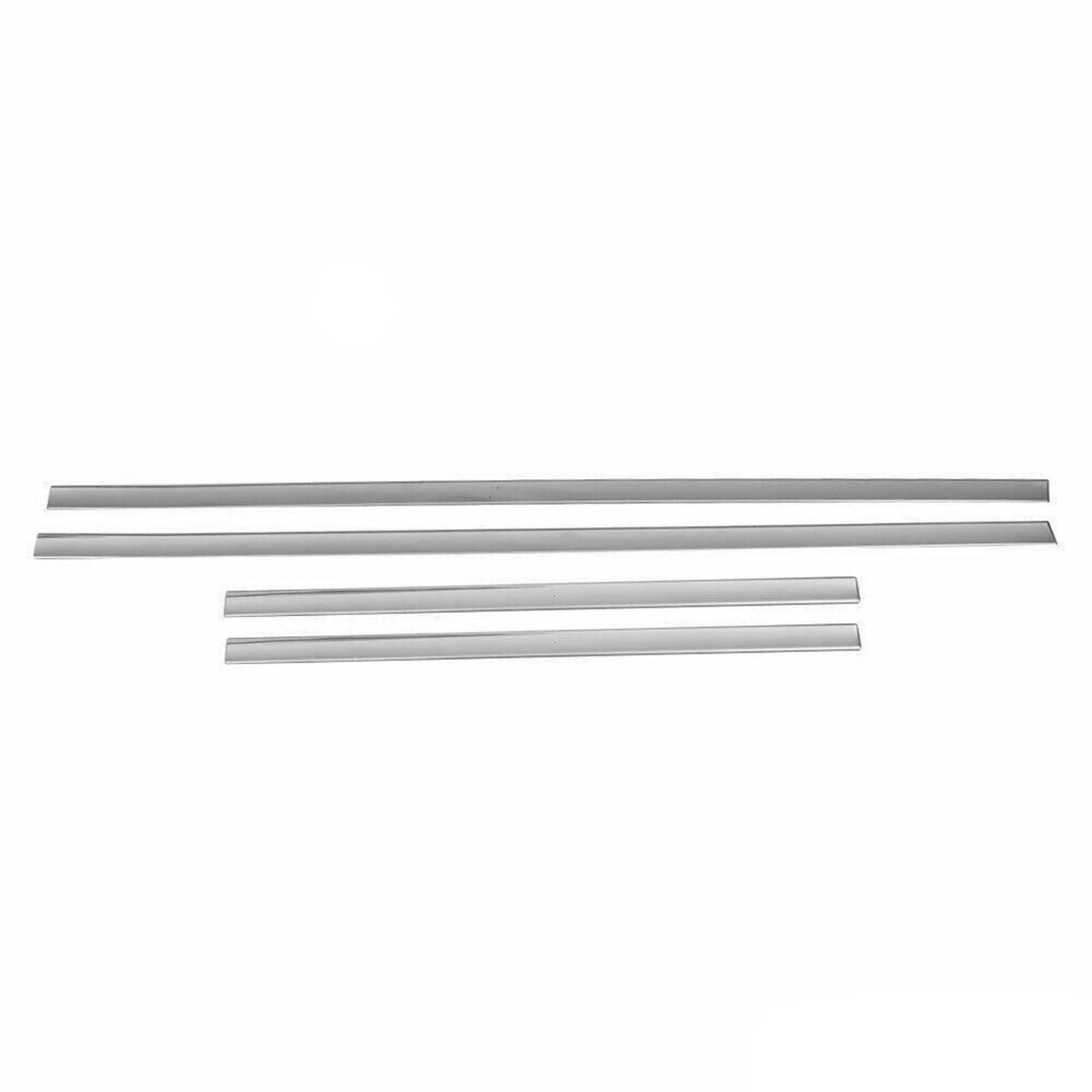 OMAC Side Door Molding Trim for Chevrolet Stainless Steel Silver Gloss 4x U028533