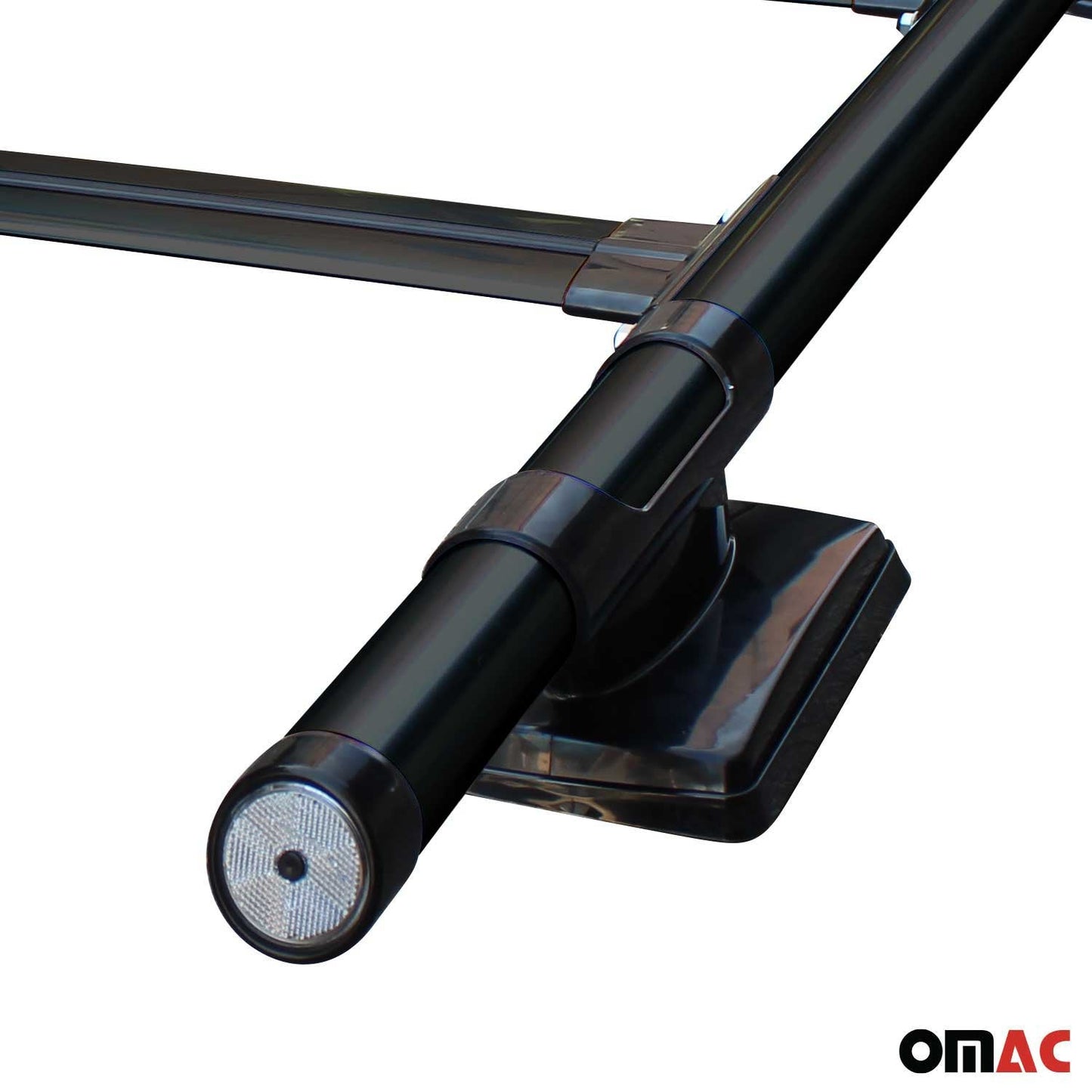 2015-2022 Chevrolet Colorado II Top Roof Rack Side Rails Black Alu 4Pcs