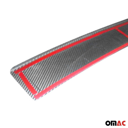 OMAC Rear Bumper Sill Cover Protector for VW T6 Transporter 2015-2021 Carbon Fiber 7550093C