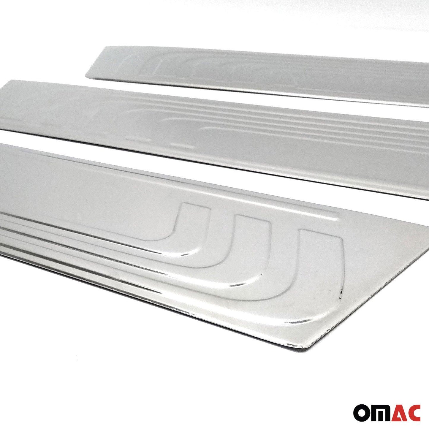 OMAC For Mercedes Metris 2016-2023 Chrome Door Sill Cover Scuff Plate S.Steel 4 Pcs 4733094N