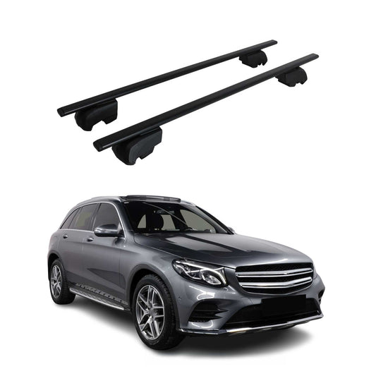 2016-2022 Mercedes GLC Class X253 Roof Rack Cross Bars Black