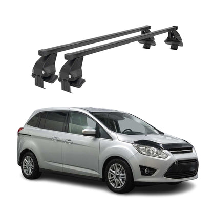 2013-2017 Ford C-Max Roof Rack Cross Bars Black