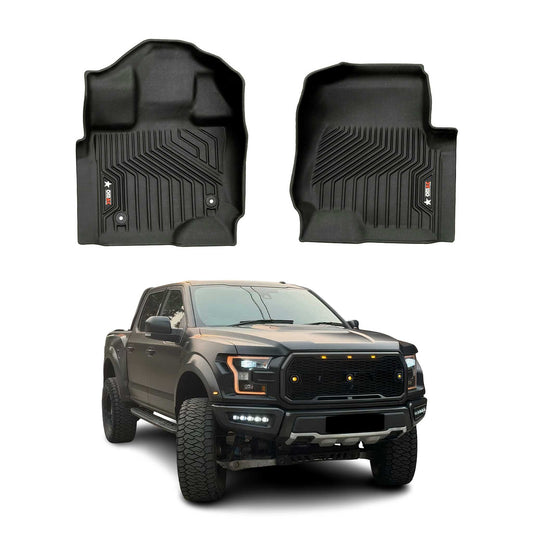 2015-2020 Ford F-150 SuperCrew Premium Floor Mats Liners First Row Front
