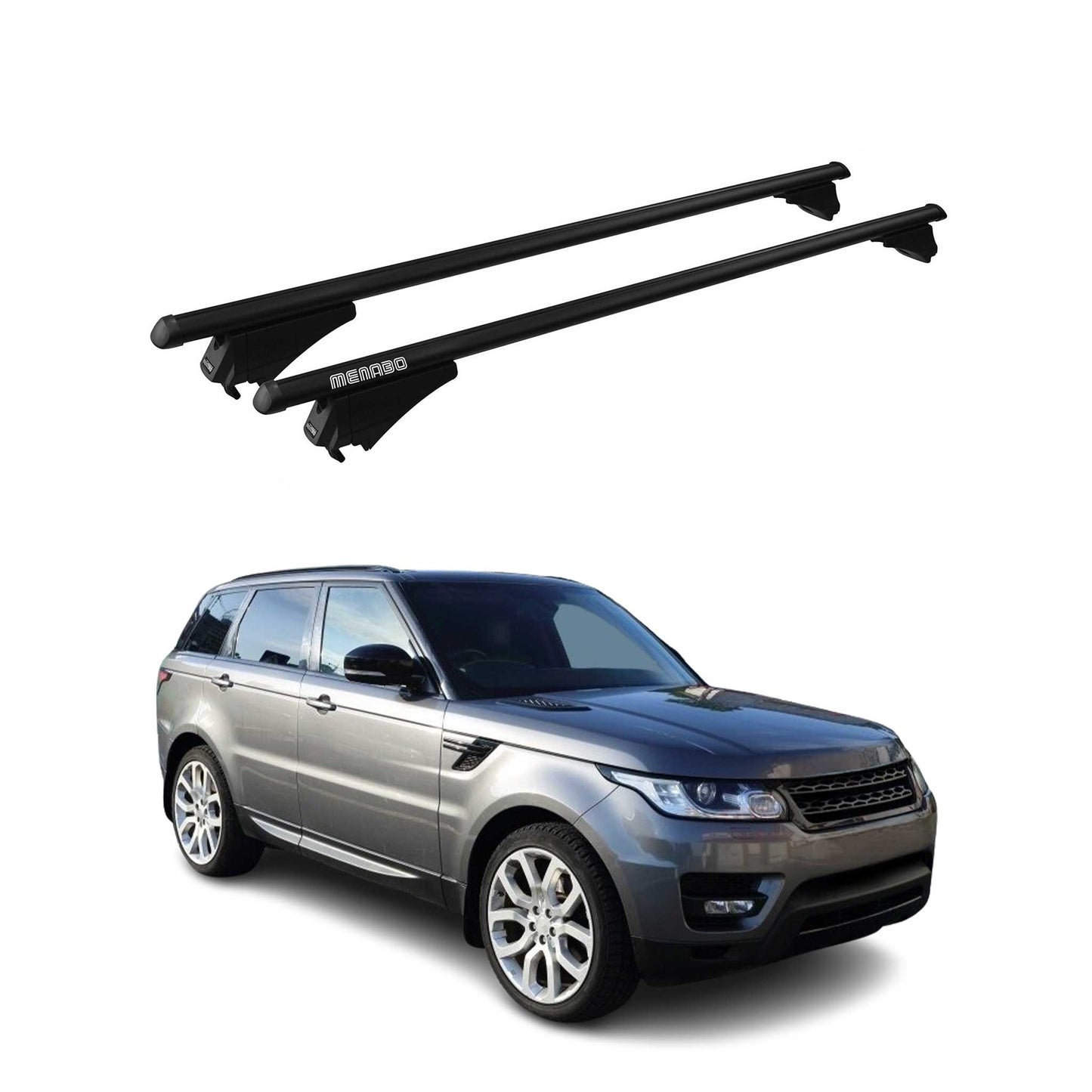2014-2022 Land Rover Range Rover Sport Roof Rack Cross Bars Black