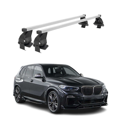 2019-2025 BMW X5 G05 Roof Rack Cross Bars Silver