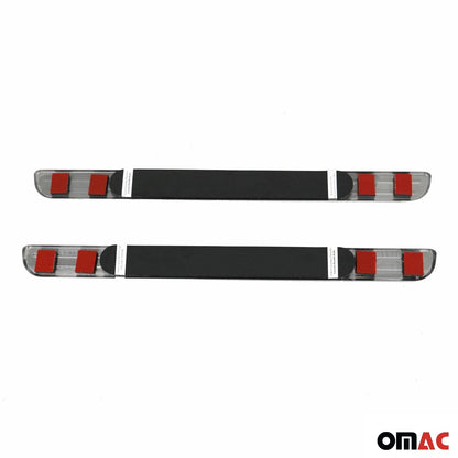 OMAC Door Sill Scuff Plate Scratch for VW Passat B7 2012-2014 Exclusive Steel 2x 75389696090LX