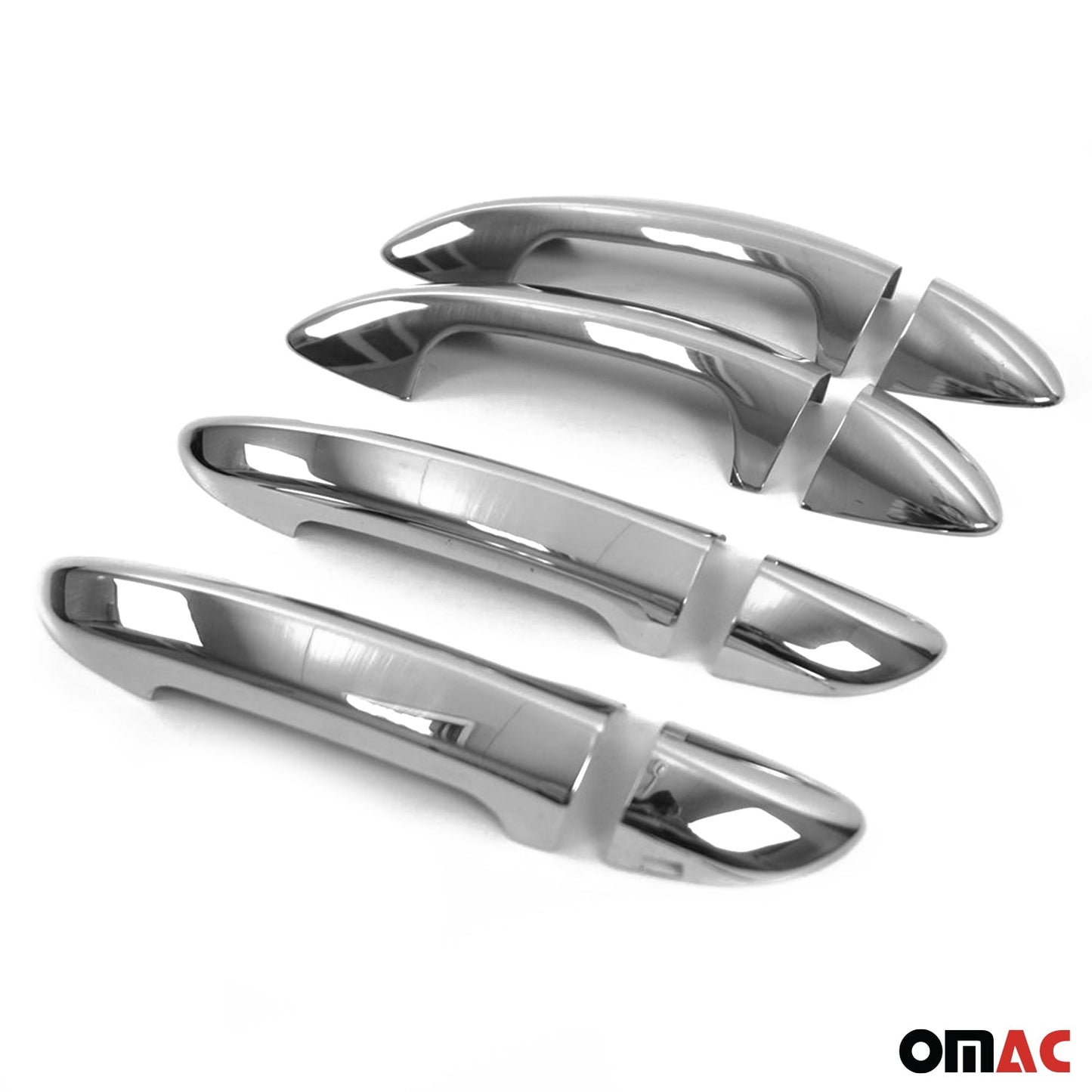 OMAC Car Door Handle Cover Protector for VW Passat B7 2012-2014 Steel Chrome U015328