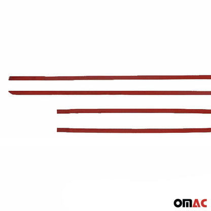 OMAC Side Door Molding Trim for Land Rover Discovery Sport 2015-2024 Steel Silver 4x U001786