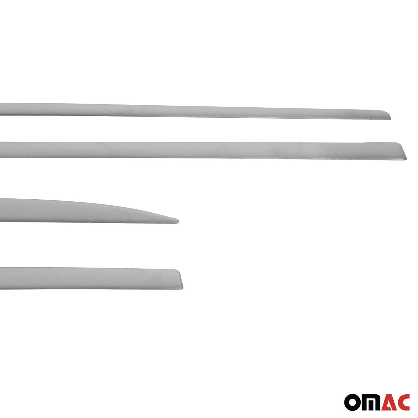 OMAC Side Door Molding Trim Skirt Garnish for Porsche Macan 2015-2024 Steel Silver 4x U005869