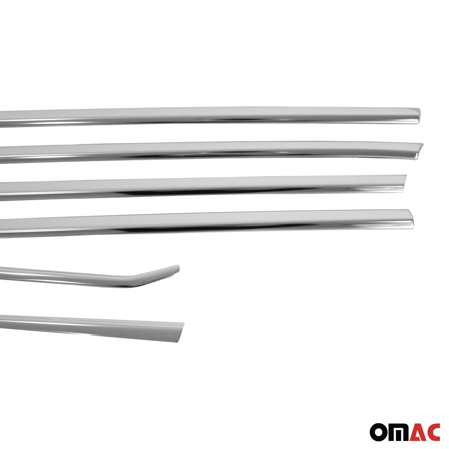 OMAC Window Molding Trim Streamer for Honda Civic 2022-2024 Sedan 6Pcs Steel '3430141