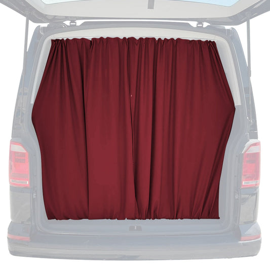 OMAC Trunk Curtain For Mercedes Metris Rear Window Sunshade Cover Red Kit 71" x 51" U023005