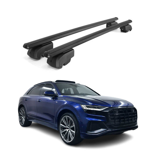 2019-2025 Audi Q8 Roof Rack Cross Bars Black