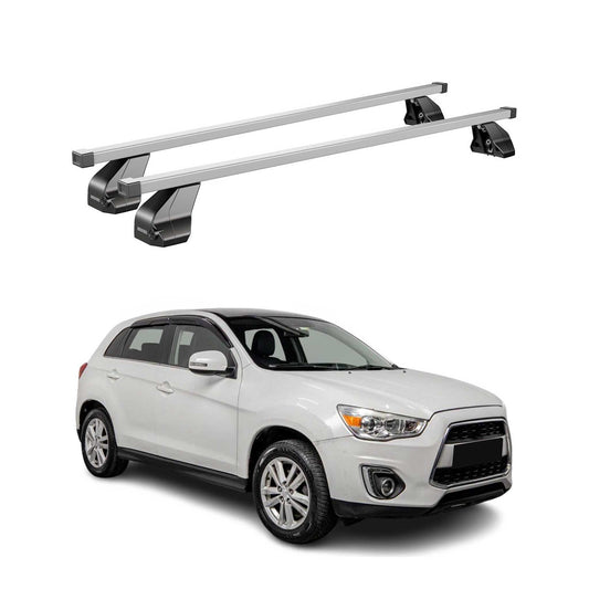 2013-2015 Mitsubishi Outlander Sport Roof Rack Cross Bars Silver