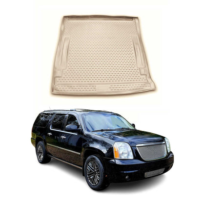 2007-2014 GMC Yukon Cargo Liner Trunk Mat All Weather Beige