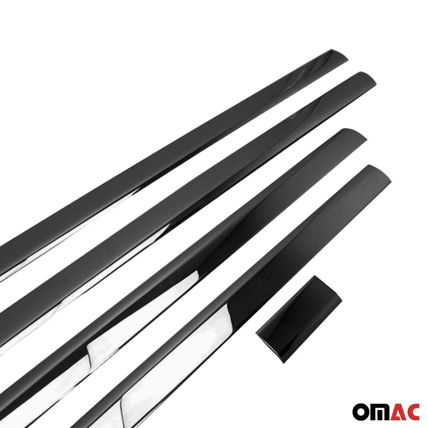 OMAC Side Door Molding Trim for VW T5 Transporter 2003-2015 L1-RHD Steel Dark 5x 7522134B