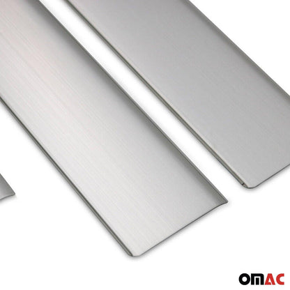 OMAC Door Sill Scuff Plate Scratch Protector for Ford Focus 2000-2004 Sport Steel 4x 2601091S