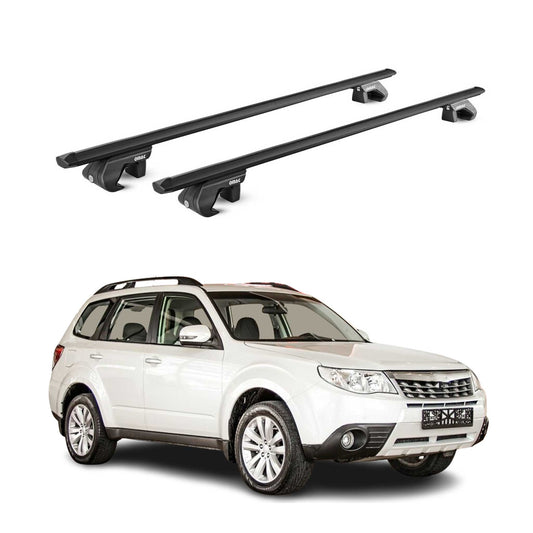 2009-2013 Subaru Forester Roof Rack Cross Bars Black