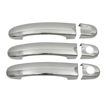 OMAC Car Door Handle Cover Protector for VW Caddy 2010-2015 Steel Chrome 2 Pcs '7530051