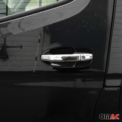 2019-2025 Mercedes Sprinter W907 910 Door Handle Cover Protector Stainless Steel 8 Pcs